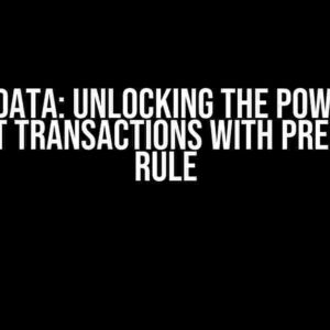 Teradata: Unlocking the Power of Earliest Transactions with Precedence Rule