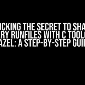 Unlocking the Secret to Sharing Py_Binary Runfiles with C Toolchain in Bazel: A Step-by-Step Guide